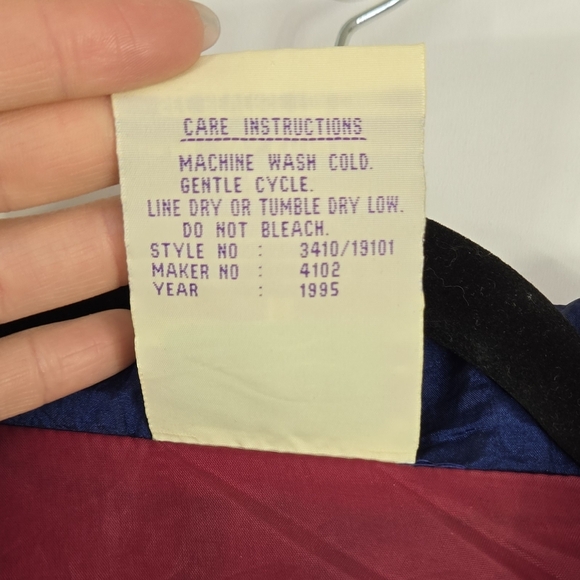 Vintage‎ Westside Connection 90s Aztec Burgundy Blue Windbreaker Long Sleeve - Picture 15 of 17